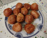 Foto del paso 2 de la receta: Albóndigas de carne, jamón y queso con guisantes