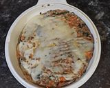 Foto del paso 2 de la receta Falsa tortilla de verduras, algas wakame y chía con queso