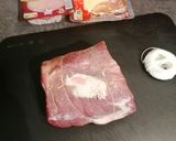 Une image de l'étape 1 de Roti de porc façon Orloff.