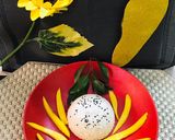 A picture of step 5 of Thai mango sticky rice.