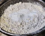A picture of step 2 of Nankhatai in 5 minutes.