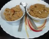 A picture of step 7 of Moong dal and almonds Halwa.