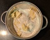 A picture of step 1 of Mushroom and egg Galette.