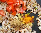 A picture of step 2 of Mix Vegetables Vermicelli Upma.