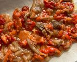 Foto del paso 2 de la receta: Hojaldre de verdura asada, jamón y queso