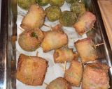 Foto del paso 13 de la receta: Repollitos de Bruselas rellenos de queso roquefort y cheddar