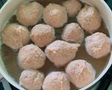 Foto langkah ke 4 dari resep Bakso Ayam + Sapi.