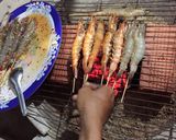 Hình bước làm 3 của món Tôm nướng muối ớt