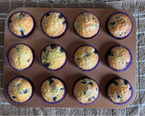 Foto del paso 1 de la receta: Muffins de arándanos 🫐