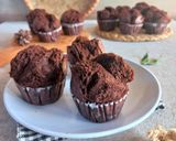 Foto langkah ke 8 dari resep Bolu kukus cokelat gluten free.