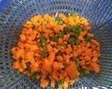 A picture of step 1 of Chicken coriander soup with vegetables.