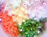 A picture of step 1 of Meatpie fillings.