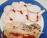 Foto del paso 4 de la receta: Fiambre de pollo con pimiento rojo en Crockpot