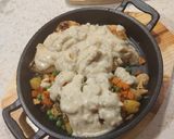 A picture of step 9 of Chicken Steaks.