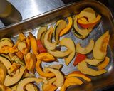 A picture of step 1 of MSM squash salad.