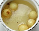 A picture of step 9 of Gulab jamun.