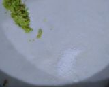 A picture of step 3 of Farali dhokla.