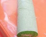 Foto langkah ke 7 dari resep Bolu Gulung Pandan Kukus (Lembuttt Banget, Irit 2 Telur) ✨.