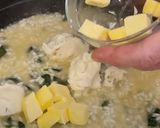 Rizottó dél-tiroli speck sonkával, friss spenóttal, és Gorgonzola sajttal recept fázis 6 fotója
