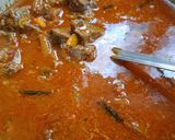 A picture of step 4 of Mutton Liver Curry.
