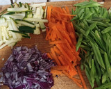 Foto del paso 3 de la receta: Fideos de arroz con verduras