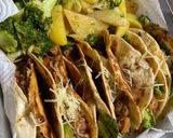 รูปขั้นตอนการทำที่ 6 ของ Tortilla ตอติญ่าไส้เนื้อสับ ฉบับง่ายมาก ๆ อร่อยด้วย