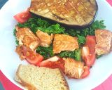 Foto del paso 8 de la receta: Grilled salmón con Berenjena al horno