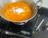 A picture of step 4 of Paneer Masala.