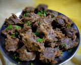 A picture of step 6 of Kuttu ki pakore.