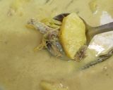 Gambar langkah 12 resipi Masak Lemak Cili Padi Nenas + Ikan Masin Talang.