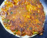 A picture of step 6 of Chappati besan sandwich.