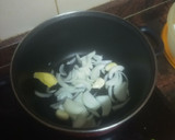 Foto del paso 2 de la receta: Vichyssoise de calabaza con judías verdes y huevo duro