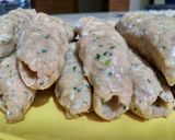 A picture of step 7 of Seekh Kabab.