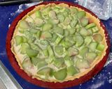 Une image de l'étape 9 de Tarte rhubarbe vanille orange.