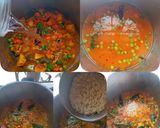 A picture of step 3 of Mixed Vegetables Masala Rice.