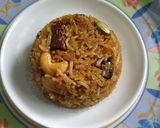 மஹாராஷ்டிரா நரலி பாத் (Maharashtrian sweet coconut rice recipe in Tamil) ரெசிபி ஸ்டேப் 10 புகைப்படம்