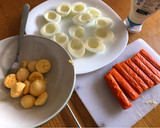 Foto del paso 1 de la receta: Huevos rellenos
