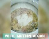 A picture of step 3 of White Mutton Afgani.