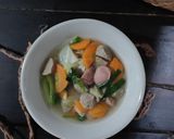Foto langkah ke 6 dari resep Sop Sayuran Bakso Sosis Menggugah Selera.