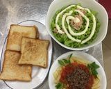 Hình bước làm 4 của món Nui sốt bò bằm