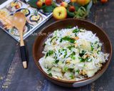 Hình bước làm 2 của món Khoai Mì Quết Mỡ Hành