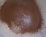 A picture of step 7 of Zebra Cake.