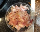 A picture of step 2 of Clam Chowder Outback Steakhouse style.