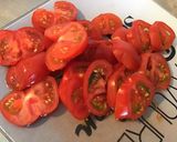 Une image de l'étape 5 de Salade de laitue rouge aux tomates,concombre et persil.