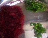A picture of step 1 of Beetroot and curd raita with the twist of walnut.