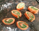 A picture of step 12 of Tricolor mawa potli.