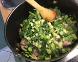 Une image de l'étape 15 de Soupe anti gaspi au chou, poireaux, navets, pommes de terre, tomate au lard.