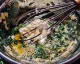 Foto del paso 2 de la receta: PASTA🍜,Perejíl🌿y Almendras, a la Carbonara...!