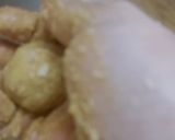 A picture of step 3 of Besan k laddo.