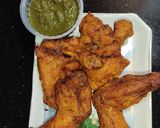 A picture of step 5 of Fry Crispy Chicken Wings 😋.